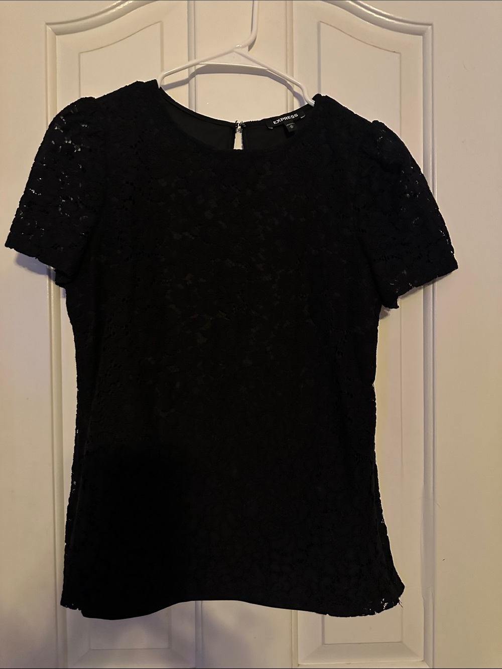 Black lace top